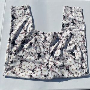 Chic Floral Print Pants